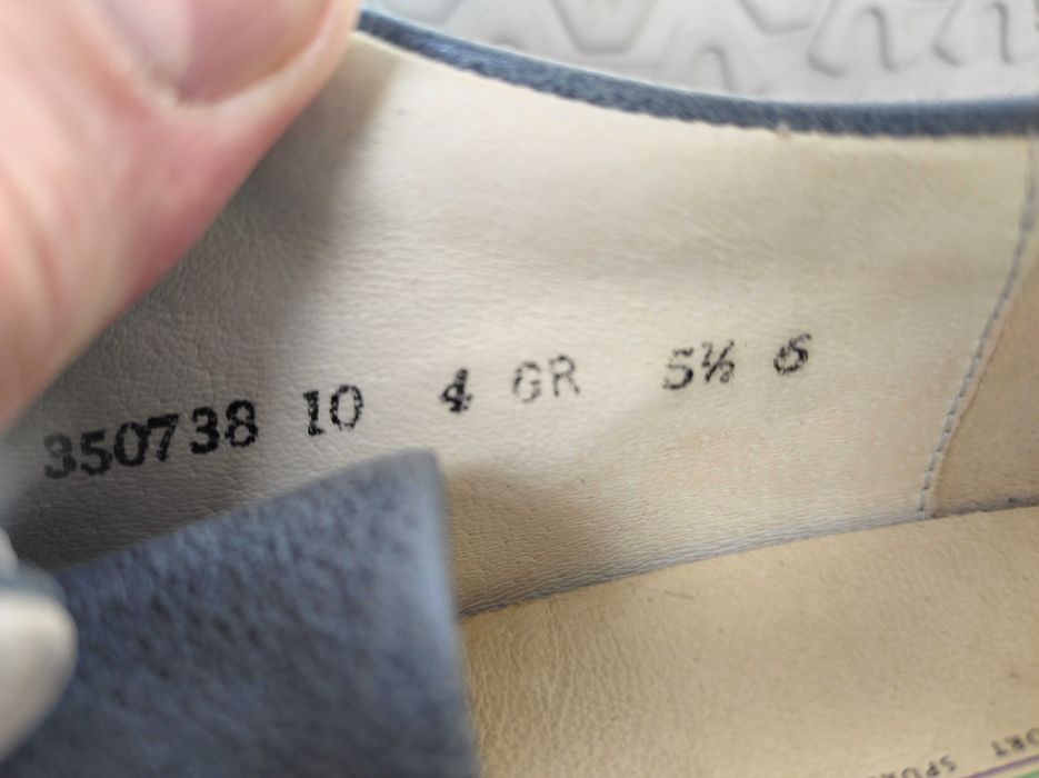 Кожанние спортивние туфли, кроссовки Waldlaufer р.38.5