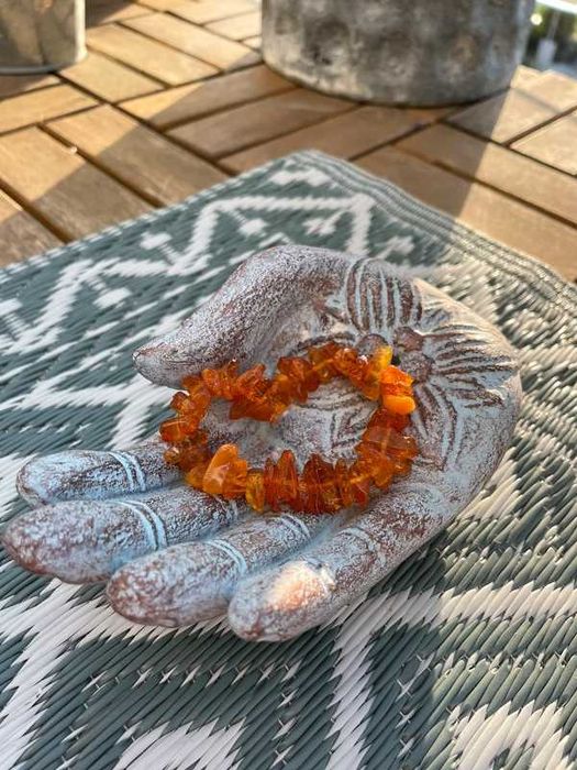 Bransoletka z bursztynu, bursztynowa biżuteria