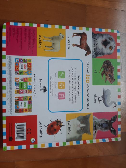 Livro "os meus 100 primeiros animais"