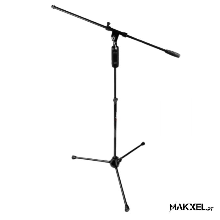 Suporte de microfone Audibax Ayra 10E Preto Girafa e Easy Block