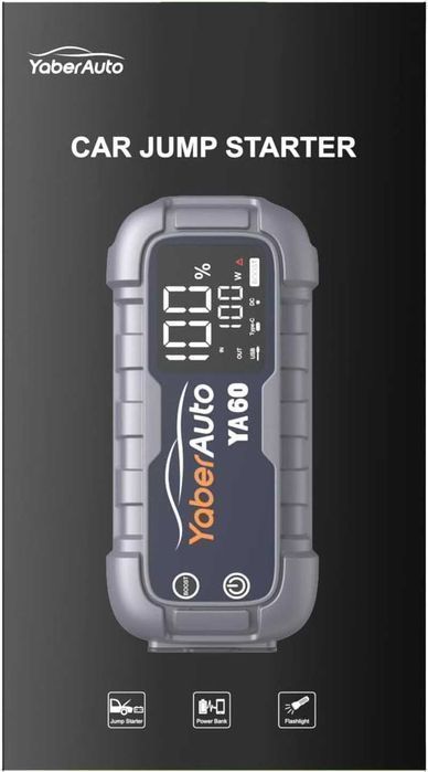 Ultra mocny powerbank booster urządzenie rozruchowe starter 6000A moc