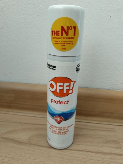 OFF! Protect Aerozol, spray na komary, 100 ml. Data ważności 08.12.2028