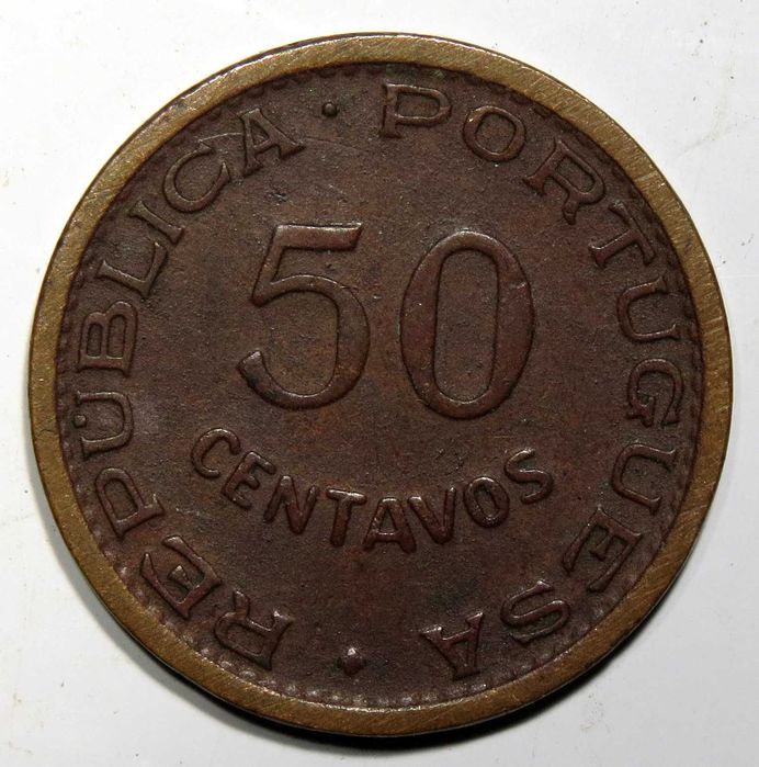 Angola - 50 Centavos 1955 "Escassa" / MBC