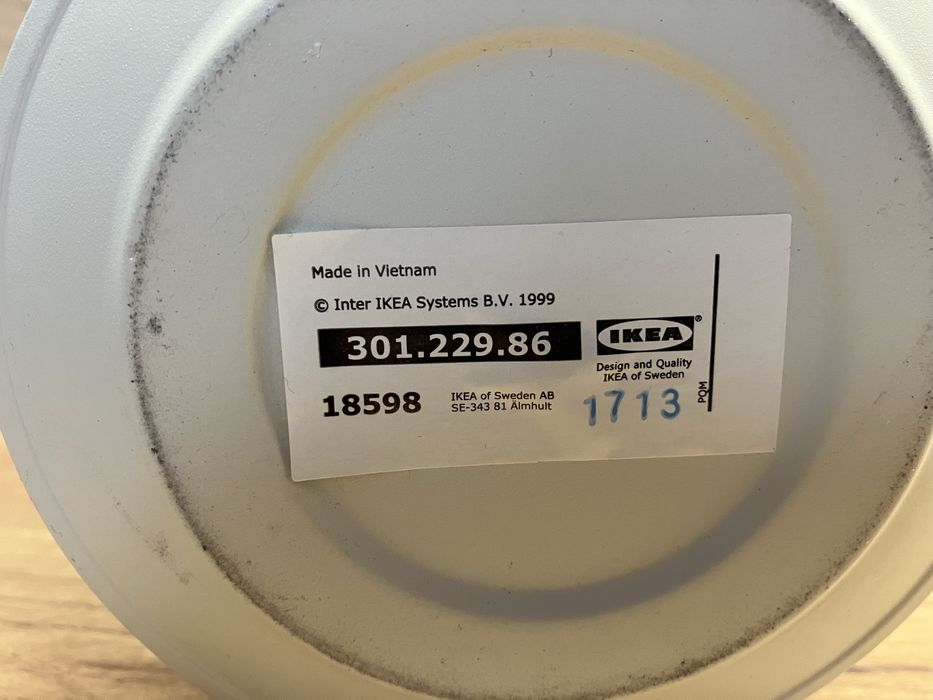 Ikea Rotera Latarenka Biały 301.229.86 (lampion)