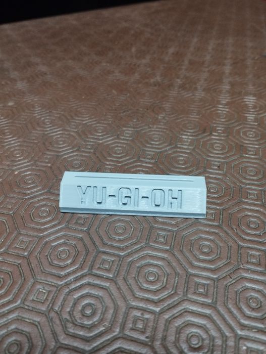 Suporte de cartas yu-gi-oh feito em impressão 3D