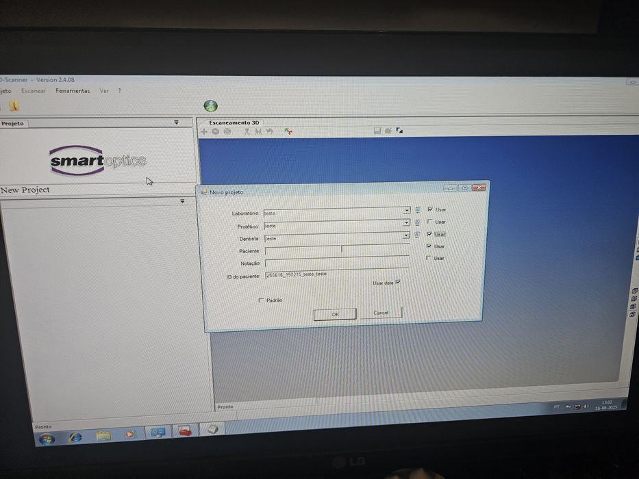 Scanner dentario smartoptics