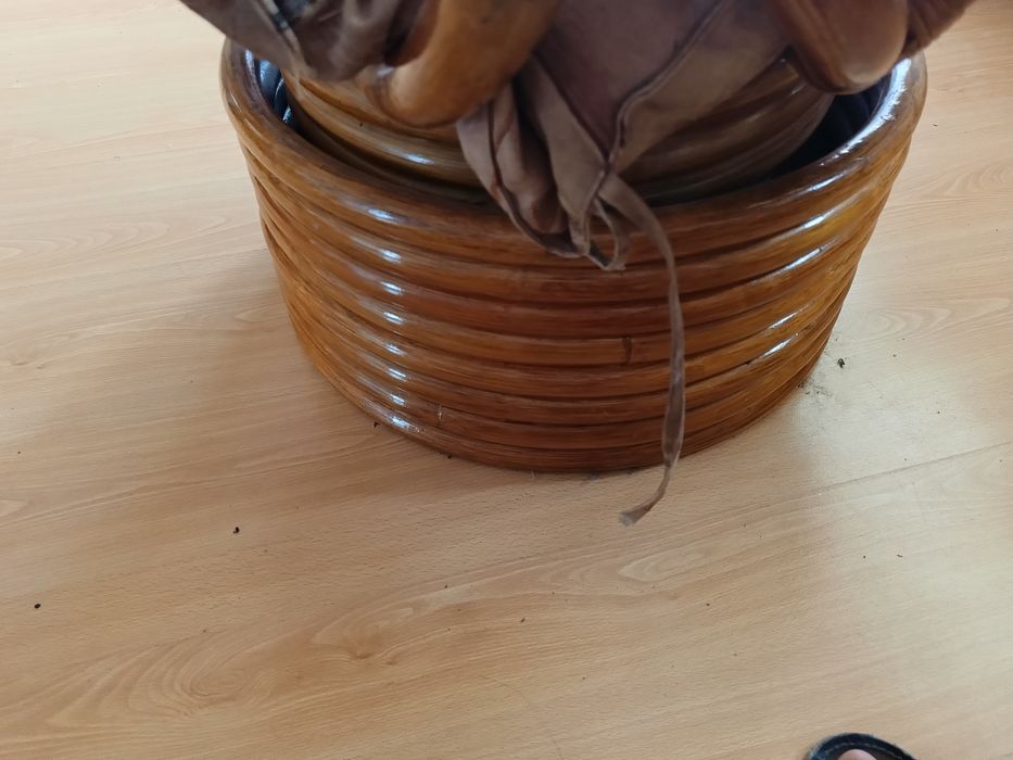 Fotel rattanowy  obrotowy