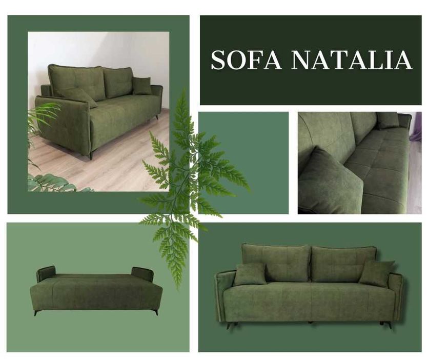 Kanapa Natalia z f-cją spania na zamówienie