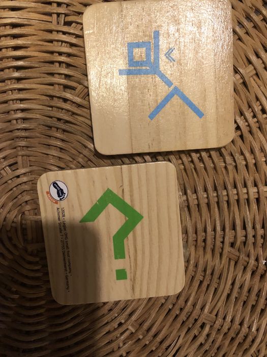 Gra płytki drewniane nowa