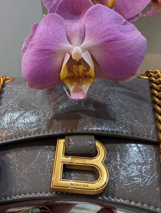 Сумка  Balenciaga  25 см довжина з натуральної шкіри, сумочка Балансиага кожаная