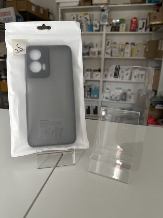 Etui tech protect + SZKŁO hartowane do motorola moto g35