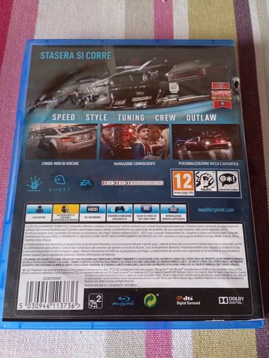 Need for speed Ps4