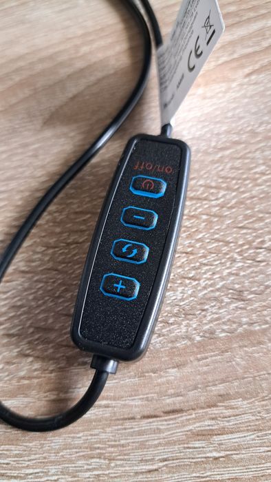 Stojak na słuchawki lampka led usb