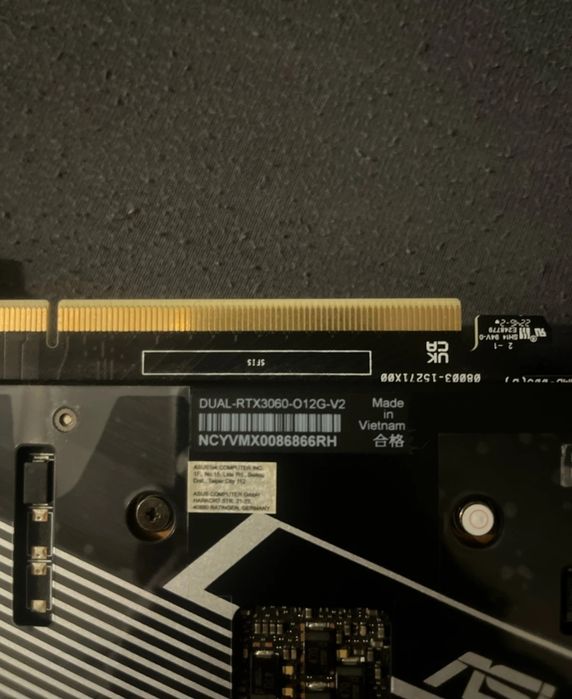 Plaça gráfica Asus GeForce rtx 3060 12gb