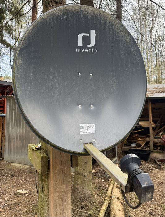 DEKODER VU+ ZERO 4K Oscam z dużą anteną satelitarną 100cm Gotowy zestaw