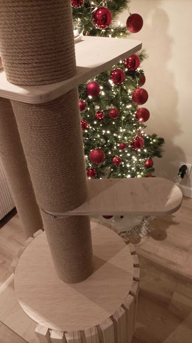 Wielopoziomowy drapak BOCIAN premium, handmade