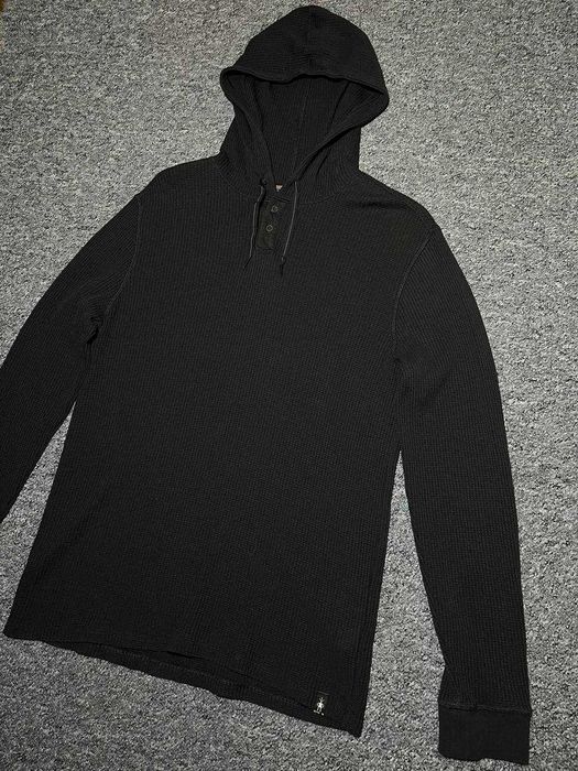 Чоловіче худі SMARTWOOL Waffle Henley Hoodie  UPF 40+ Розмір M/L