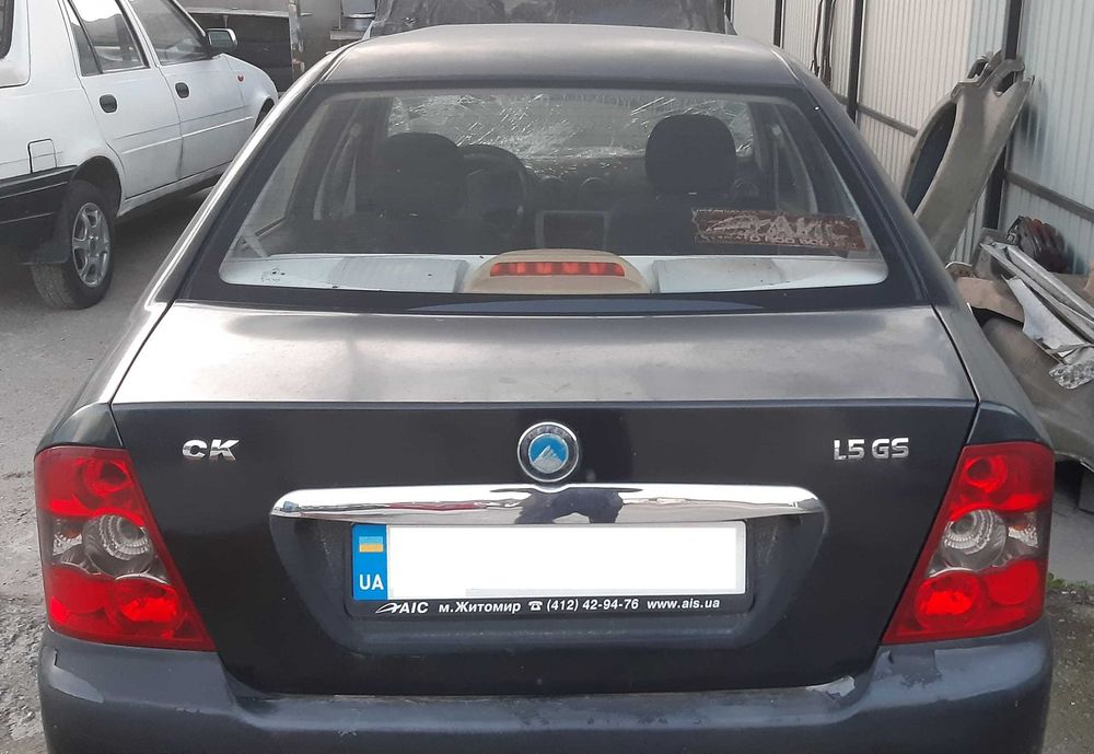 Автомобіль Geely CK  2012 року після ДТП.