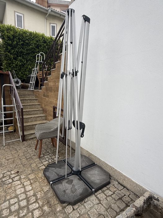 Guarda sol 4*3 sem  toldo  + 4 bases
