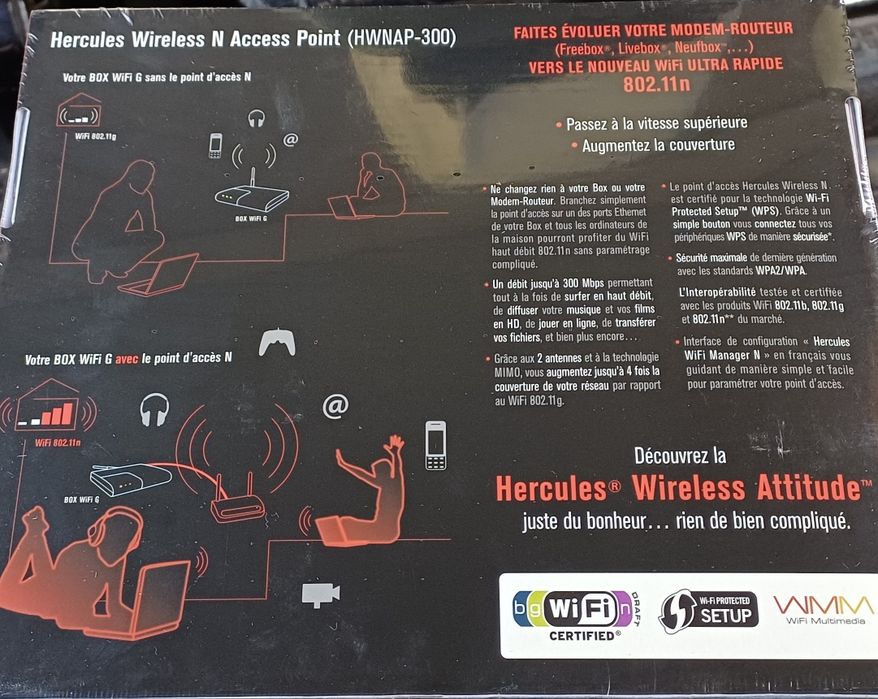 Szybki Router WiFi Hercules 300Mbps