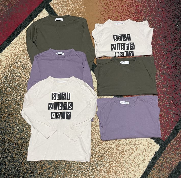 Футболка на довгий рукав Zara двійні хлопчику мальчику