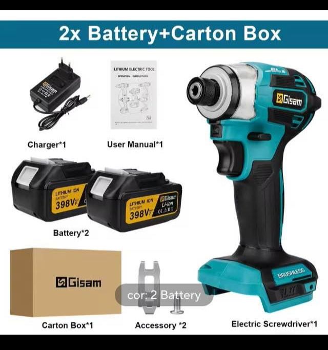 Aparafusadora de impacto 18V Gisam (linha Makita)