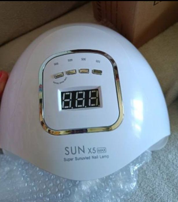 Lampa do Paznokci LED UV Mocna 80W Kosmetyczna do Hybryd Żeli