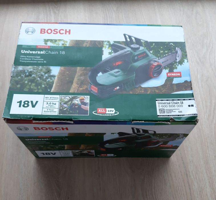Serra a bateria Bosch Universal Chain 18