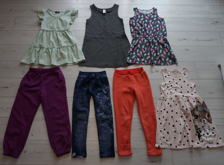 paka ubrań 25 szt. wiosna/ lato~ Zara~ h&m~ kurtka r.122/128