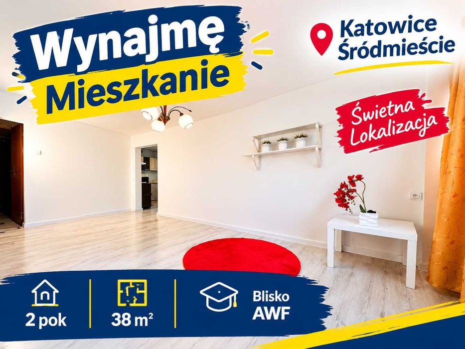 Wynajmę mieszkanie - 2 pok / 38 blisko AWF