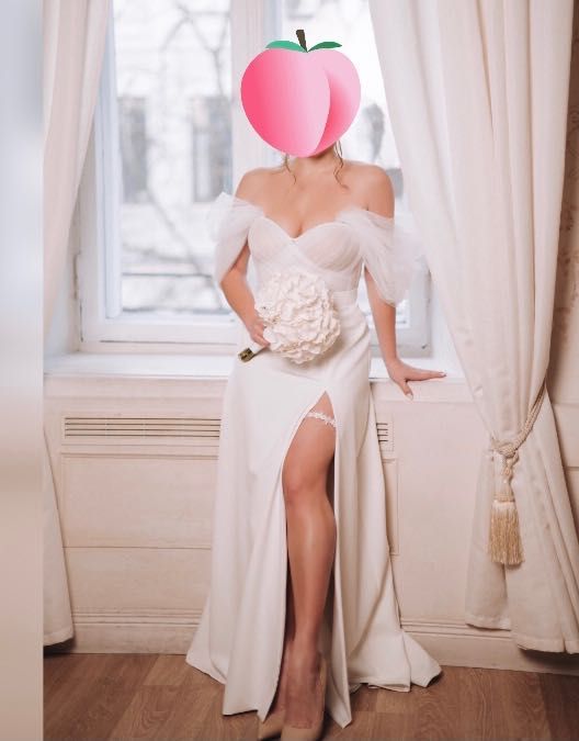 Весільна сукня ексклюзивна  S-M