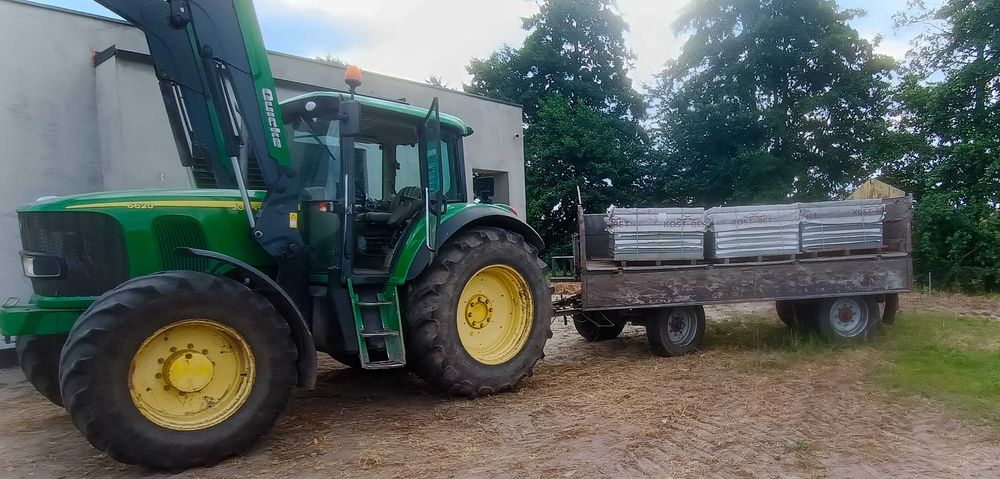 Wywóz ziemi oraz Transport ciągnikiem rolniczym