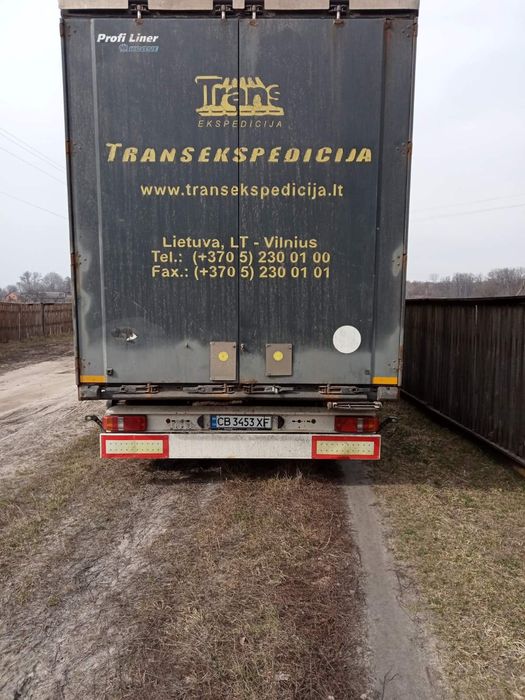 Продам напівпричіп KRONE SDP 27 верх ( криша, стойки, передня пластина