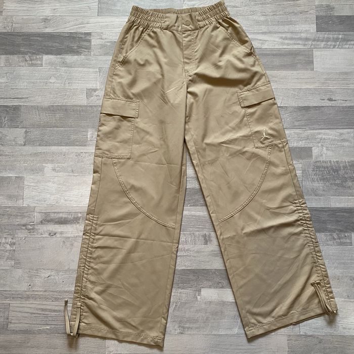 Штани карго Jordan бежеві wide leg