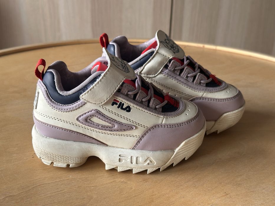 Fila Tom & Jerry Disruptor Sneakersy dla dziewczynki gruba podeszwa
