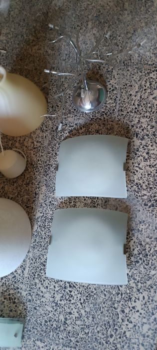 Conjunto de vários candeeiros