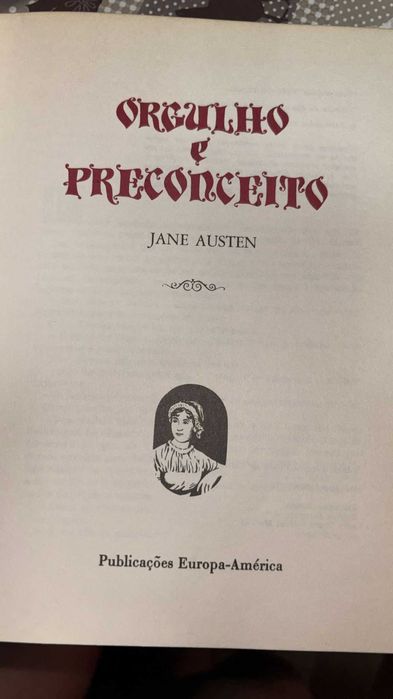 Orgulho e Preconceito, edição encadernada, 1978