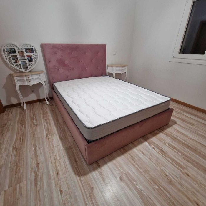 Camas de Casal Estofadas de Luxo 199€ Disp. em Várias Cores! 190x140m!