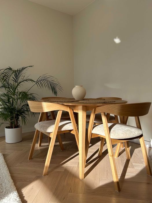 Krzesło drewniane - Krzesło dębowe - krzesło dostępne od ręki