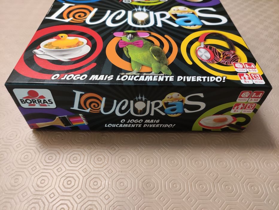 Jogo tabuleiro - Loucuras - Borras