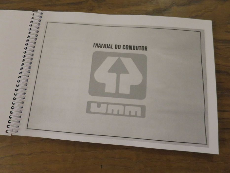 Manual Condutor jipe UMM Alter 4x4 todo o terreno