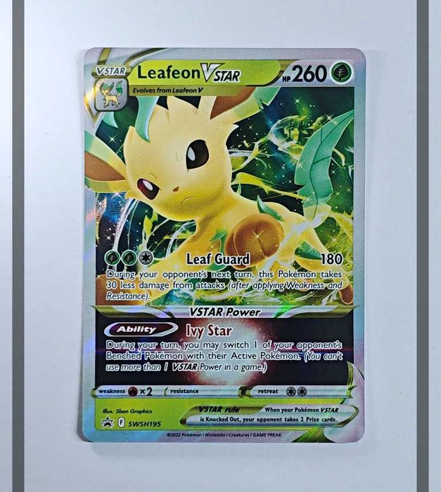 Leafeon Vstar SWSH195 Promo Pokemon ENG-NM