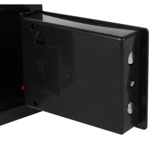 Меблевий металевий сейф з ключами та кодовим електронним замком