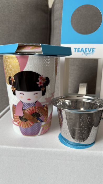 Eigenart Порцелянова Кружка із заварником TeaEve подарунок