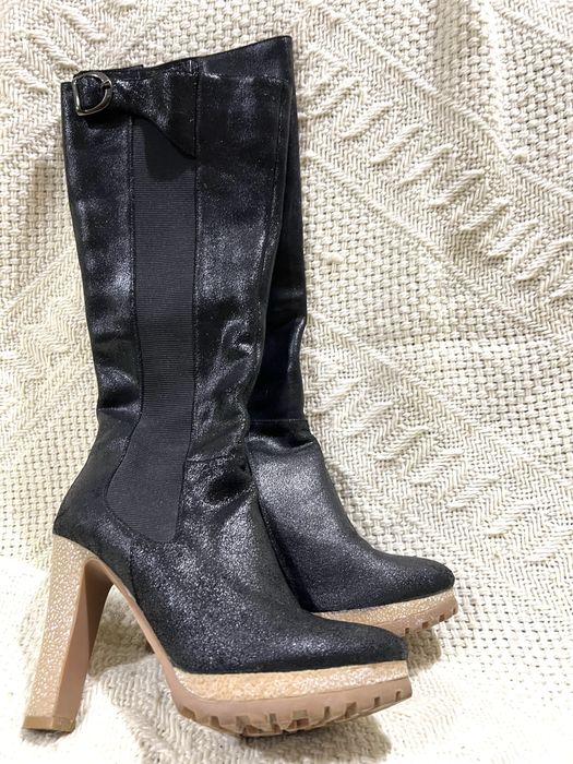 Сапоги жіночі натуральна шкіра