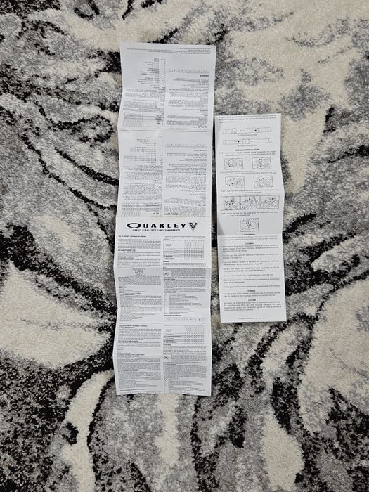 Okulary narciarski Oakley Goggle Si Ballistic Limited Warranty 9/10