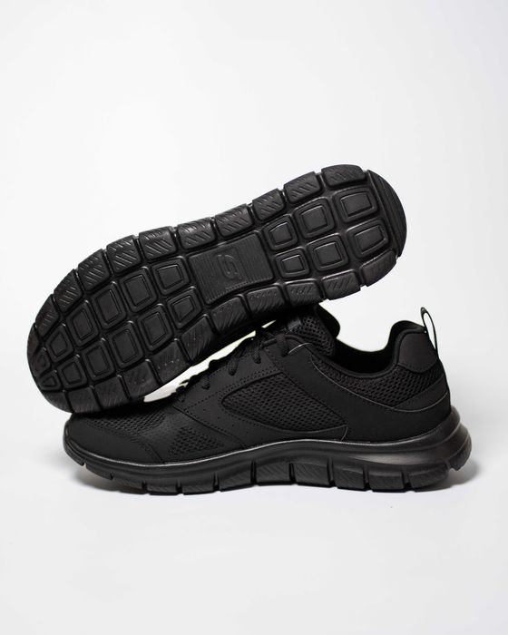 Кросівки чоловічі Skechers Trac-Syntac 232398-BBK Black чорні (3 різновида) оригінал розміри 40-48.5