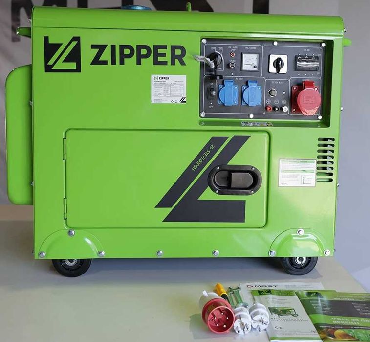Дизельний генератор 5 кВт ZIPPER ZI-STE7500DSH 230/400В