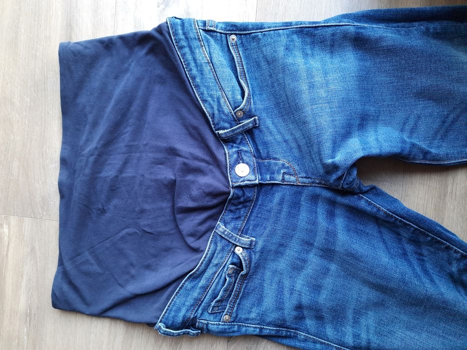 Jeansy ciążowe H&M Mama slim 36