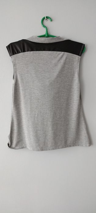 Nowa bluzka szara dekolt